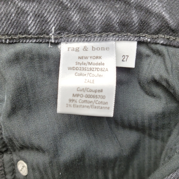 Rag & Bone Vintage Cut-Off Distressed Denim Shorts Size 27 - Picture 8 of 13